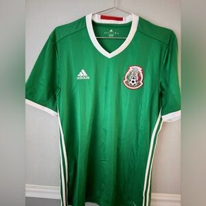 MEXICO  HOME FOOTBALL SHIRT SOCCER JERSEY ADIDAS sz L MEN GREEN